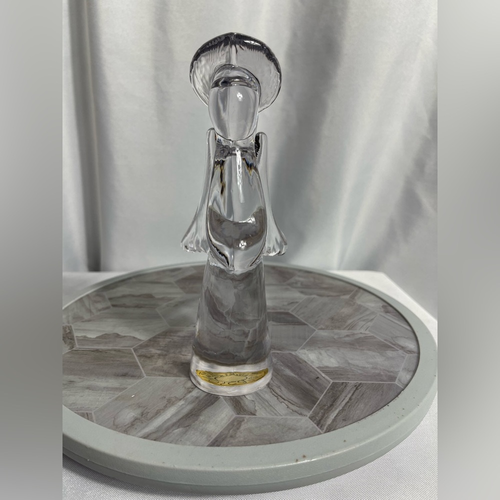 Toscany Lead Crystal Angel Figurine Christmas Holiday Decorative Paperweight